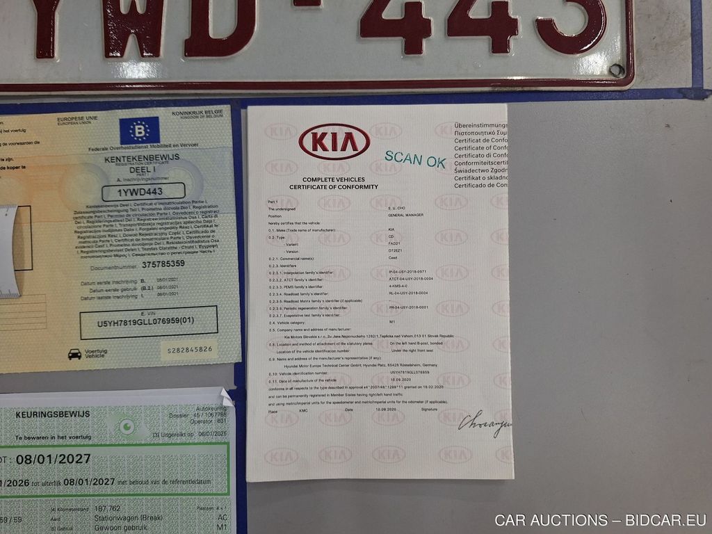 Kia Ceed-sportswago SW 18. KIA CEED SPORTSWAGON GT LINE 1.6 CRDI 136 DCT ISG, 2021