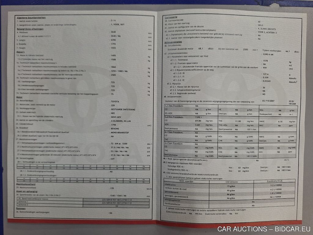 Toyota C 16. TOYOTA C-HR 1.8 VVT I-HYBRID C-LUB BI-TONE E-CVT 5, 2020