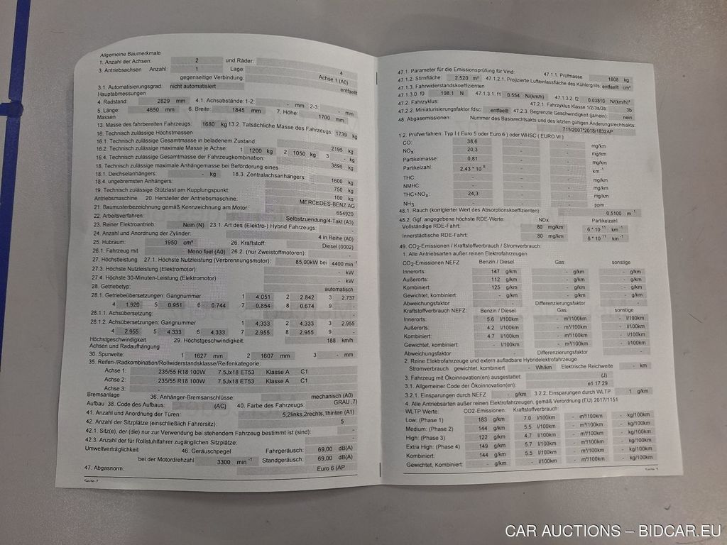 Mercedes Glb-klasse-bm24 19. MERCEDES-BENZ GLB GLB 180 D BUSINESS SOLUTION 5D, 2021