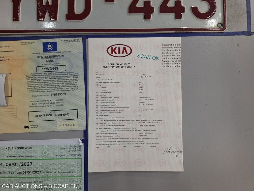 Kia Ceed-sportswago SW 18. KIA CEED SPORTSWAGON GT LINE 1.6 CRDI 136 DCT ISG, 2021