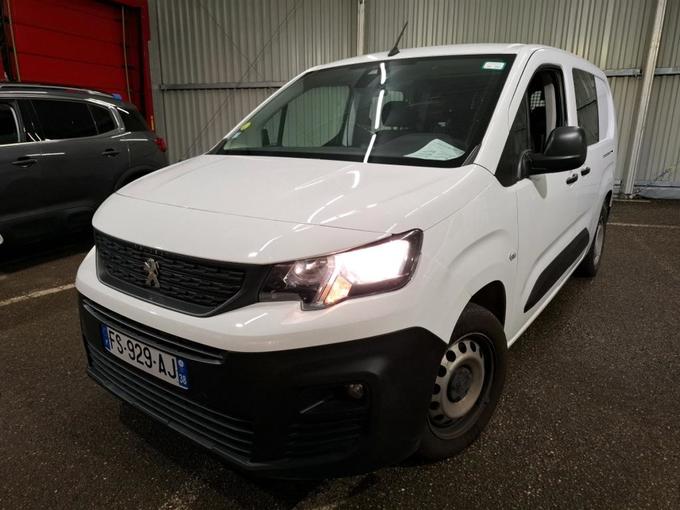 Peugeot PARTNER Partner Long BlueHDi 100ch S&amp;S Cabine Approfondie BVM5 Pro