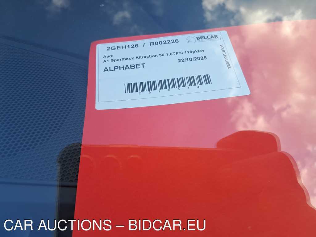 Audi A1 Sportback Attraction 30 1.0TFSi 116pk/cv 5p, 2024
