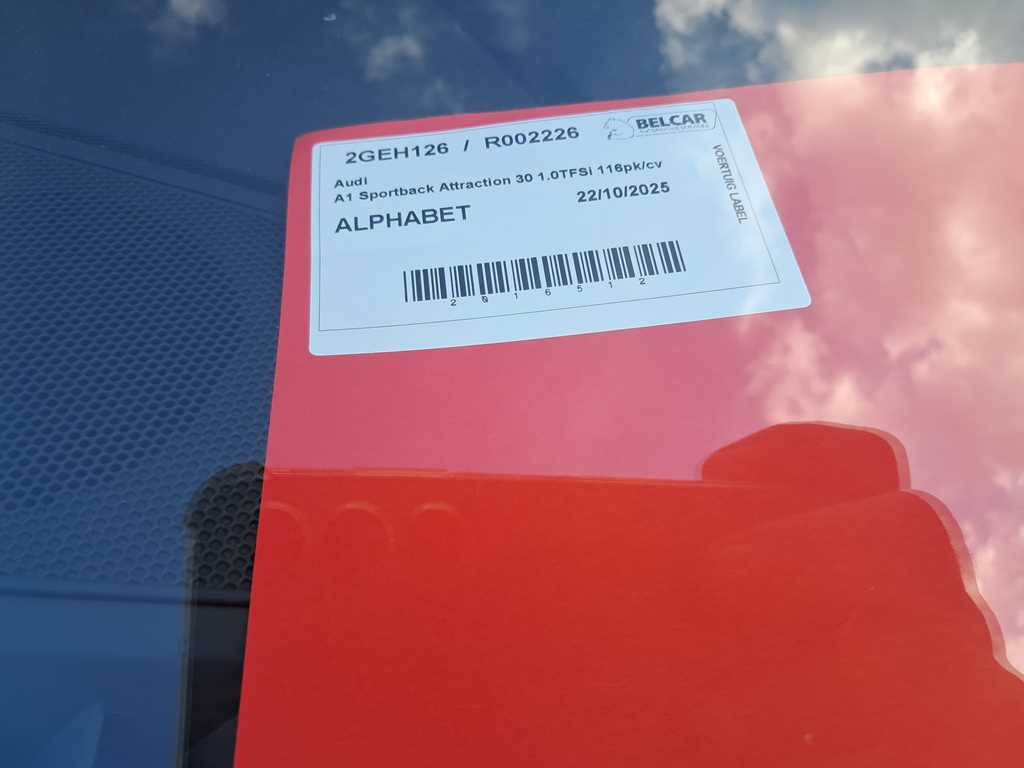 Audi A1 Sportback Attraction 30 1.0TFSi 116pk/cv 5p, 2024