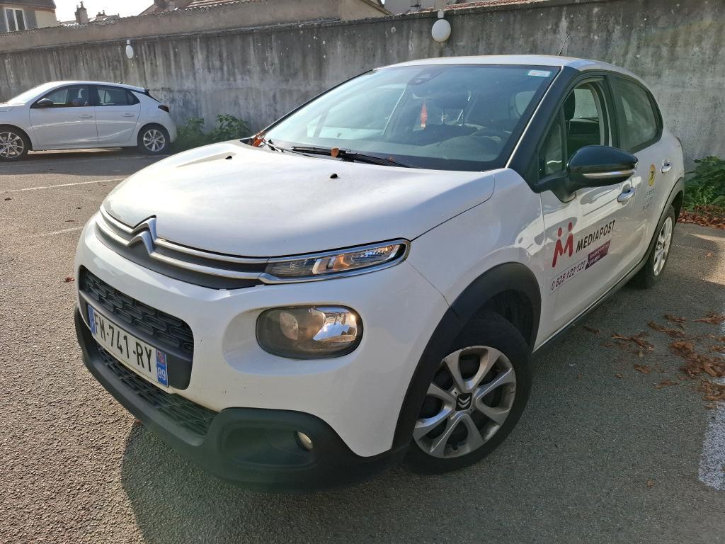 Citroen C3 Societe BlueHDi 100 S&amp;S BVM6 Feel Nav VF [5P] 6-102CH-5cv, 2019