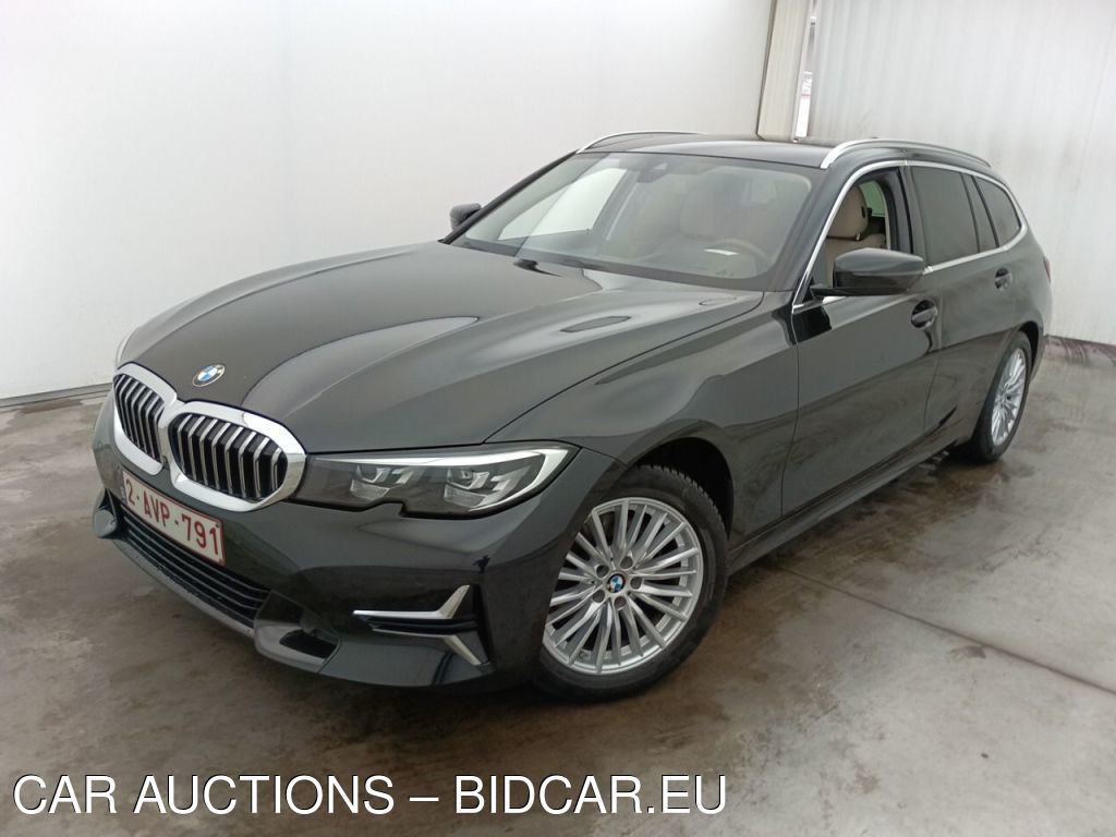 BMW Serie3-touring- REEKS TOURING 320D (140 KW) 5D LUXURY LINE (TOTAL OPTIONS: 12.091 EX.VAT), 2021