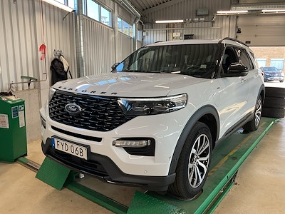 Ford Explorer 3.0 V6 Plug-In AWD ST-Line 7-Sits Panorama Skinn Drag Kamera Navi