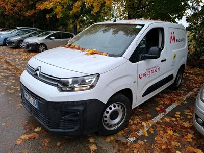 Citroen Berlingo M 1000kg BlueHDi 100 S&amp;S BVM Driver VU [4P] bvm 5-100CH-5cv, 2019