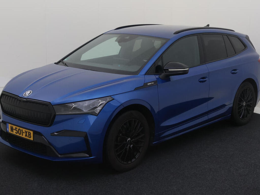 Skoda Enyaq iv 60 SPORTLINE BEV 180PK 58KWH SPORT ASSIST SUITE PARK HAAK, 2021