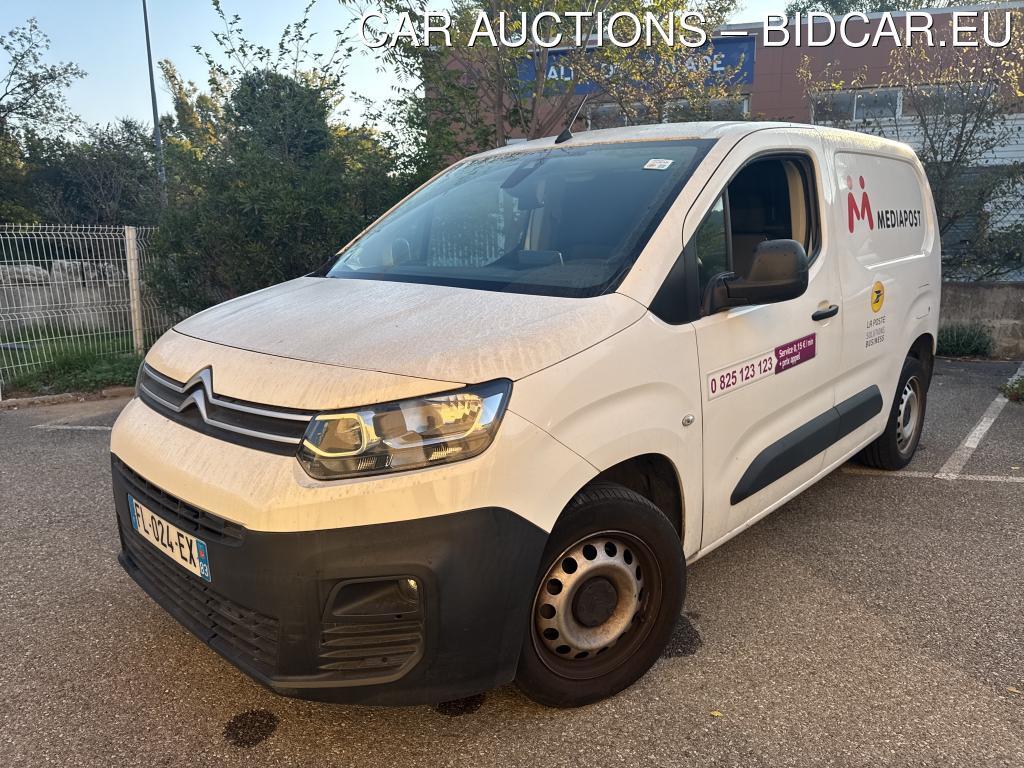 Citroen Berlingo M 1000kg BlueHDi 100 S&amp;S BVM Driver VU [4P] bvm 5-100CH-5cv, 2019