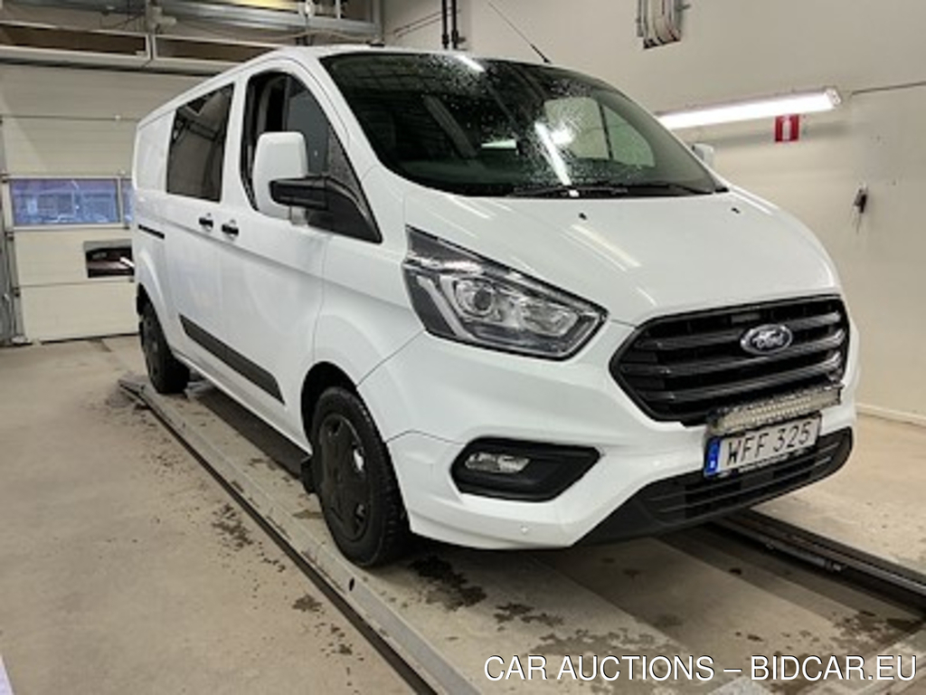 Ford Transit custom 340 Crew Van TDCi 130 L2 Aut 6-Sits Drag Varmare