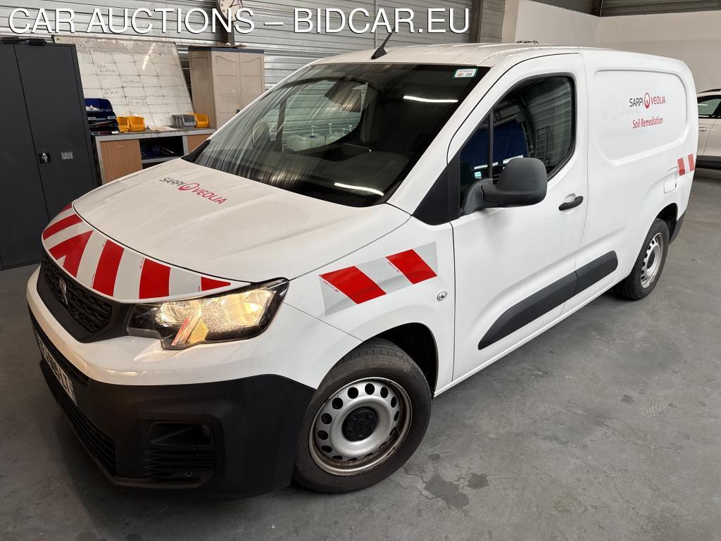 Peugeot Partner BLUEHDI 100 S&amp;S 950KG LONG ASPHALT VU [4P] bvm 5-100CH-5cv, 2019
