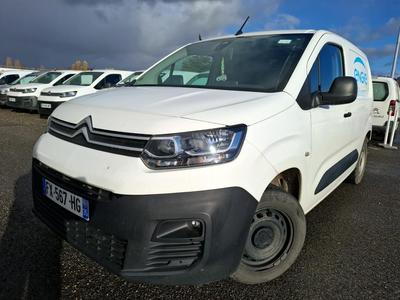 Citroen Berlingo M 650kg BlueHDi 100 S&amp;S BVM Driver VU [4P] bvm 5-100CH-5cv, 2021