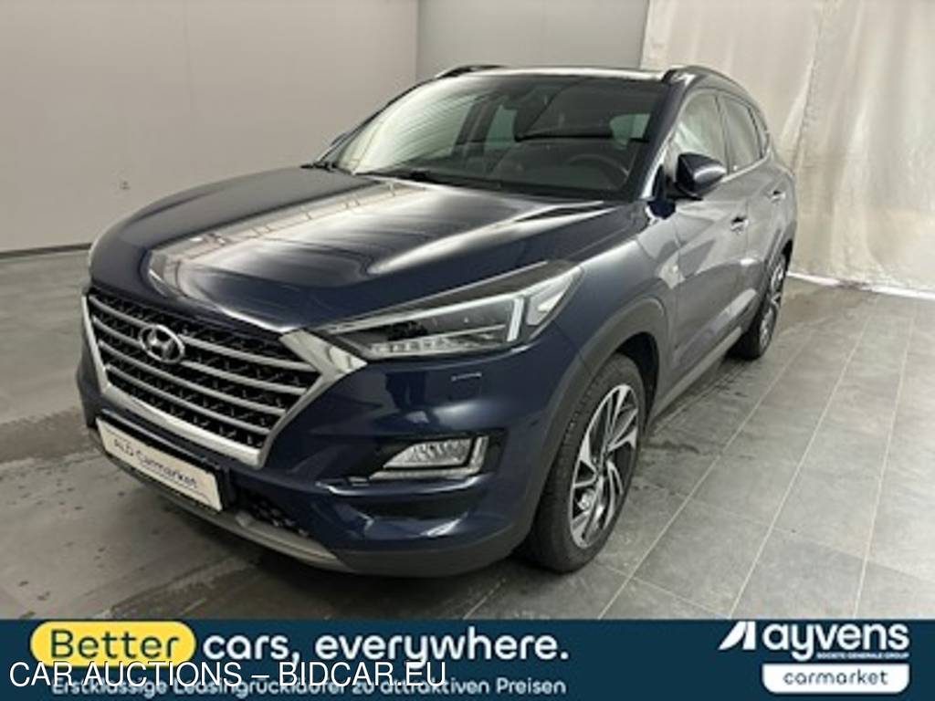 Hyundai TUCSON blue 1.6 CRDi 2WD DCT Premium Geschlossen, 5-turig, Automatik, 7-Gang