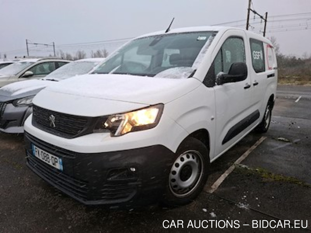 Peugeot PARTNER Partner Long BlueHDi 100ch S&amp;S Cabine Approfondie BVM5 Pro