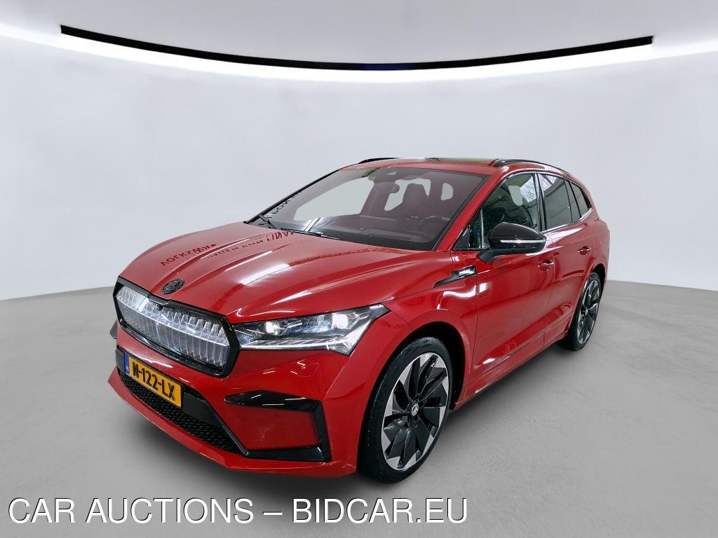 Skoda Enyaq iv 80 SPORTLINE BEV 204PK 77KWH PLUS SPORT COMFORT PANO VELVETRED, 2021