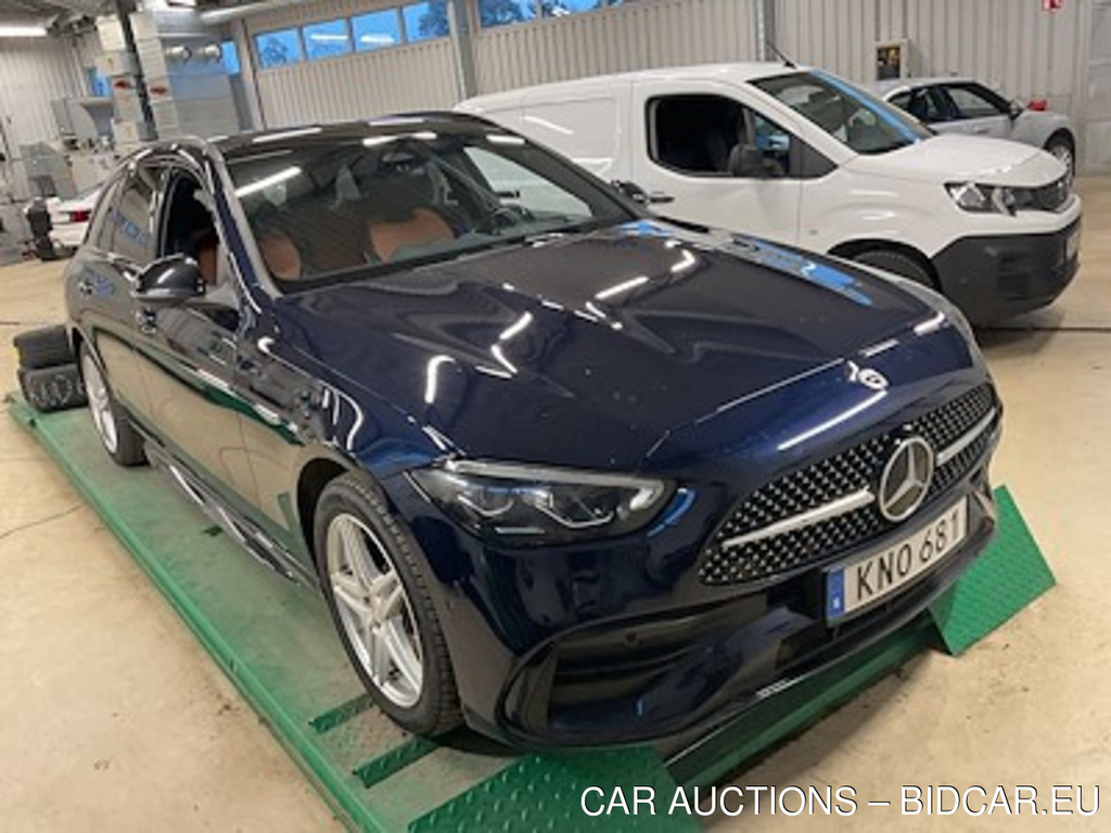 Mercedes-Benz C-Class 300 e T AMG Nightpackage Drag Panorama Skinn