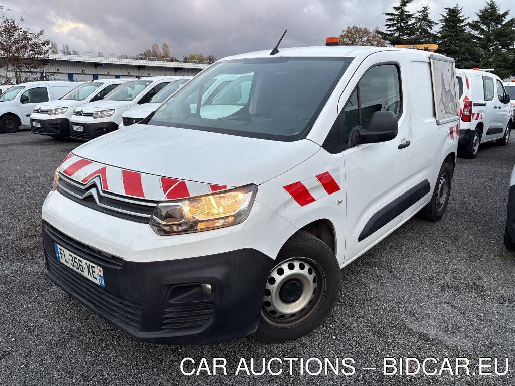 Citroën Berlingo M 1000kg BlueHDi 100 S&amp;amp;S BVM Worker VU [4P] bvm 5-100CH-5cv, 2019