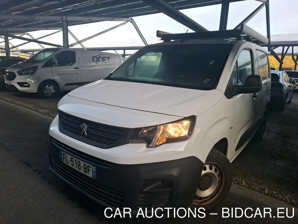 Peugeot Partner BHDI 100 S&amp;S 1000KG STAND ASPHALT VU [4P] bvm 5-100CH-5cv, 2019