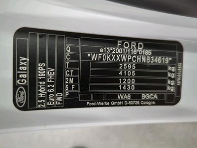 Ford GALAXY 2.5 DURATEC FHEV 190PS TREND CVT