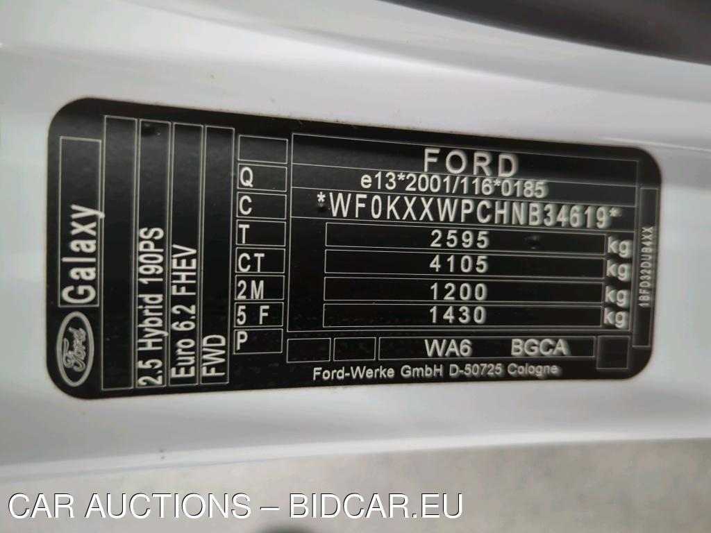Ford GALAXY 2.5 DURATEC FHEV 190PS TREND CVT