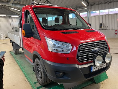 Ford Transit 350 Chassi Cab LWB Kranbil TDCI 125 AWD Trend Drag Vararme HIAB KRAN
