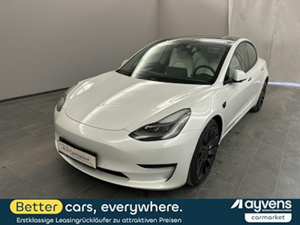 Tesla Model 3 Langstreckenbatt. Allradantrieb Dual Motor Performance Limousine, 4-turig, Direktantrieb, 1-Gang