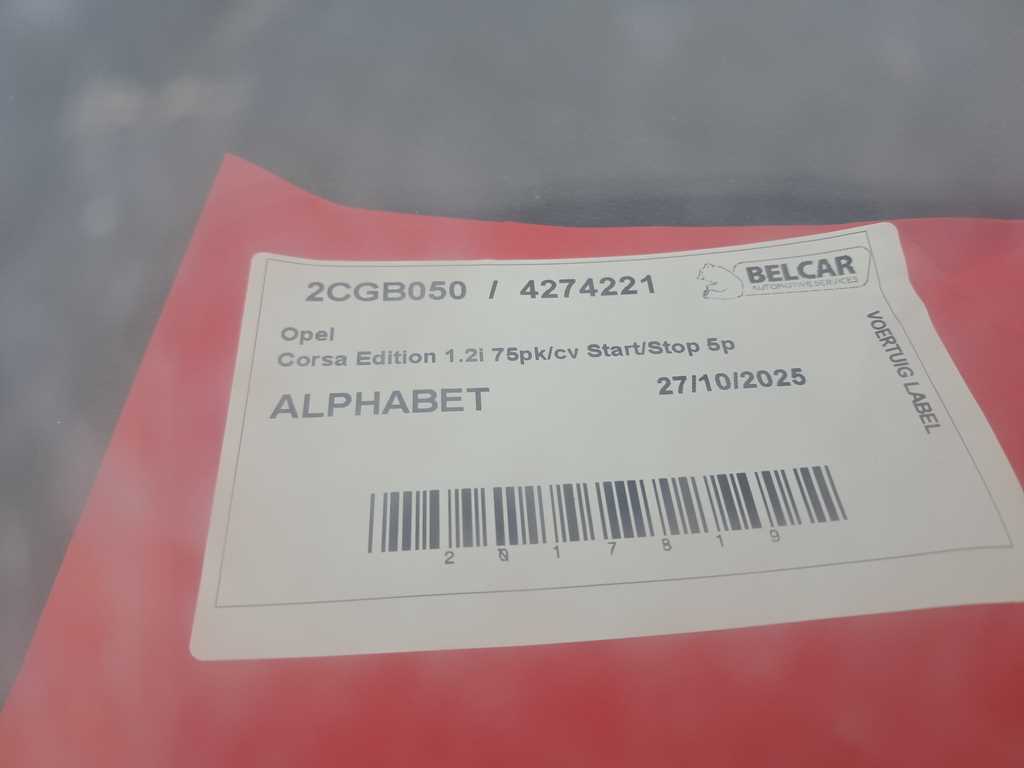 Opel Corsa Edition 1.2i 75pk/cv Start/Stop 5p, 2022