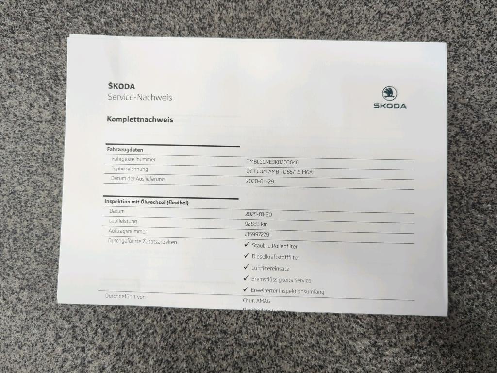 Skoda OCTAVIA (O)1.6 TDI SCR AMBITION 4WD