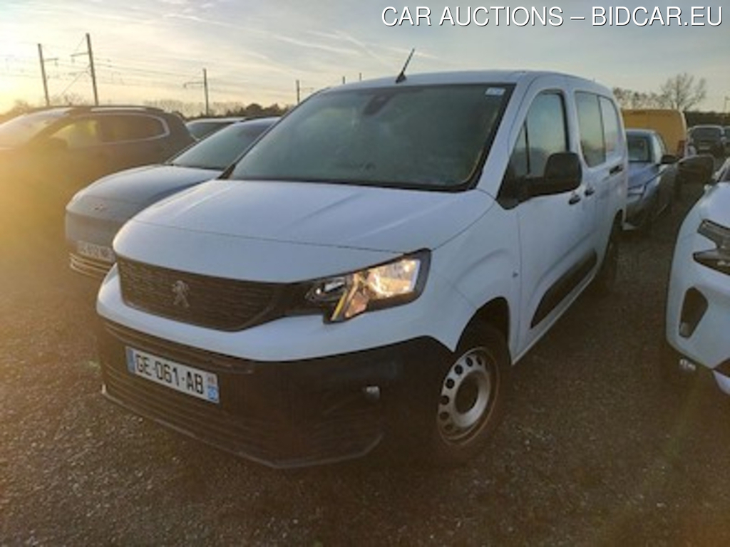 Peugeot PARTNER Partner Long BlueHDi 100ch S&amp;S Cabine Approfondie BVM5 Pro