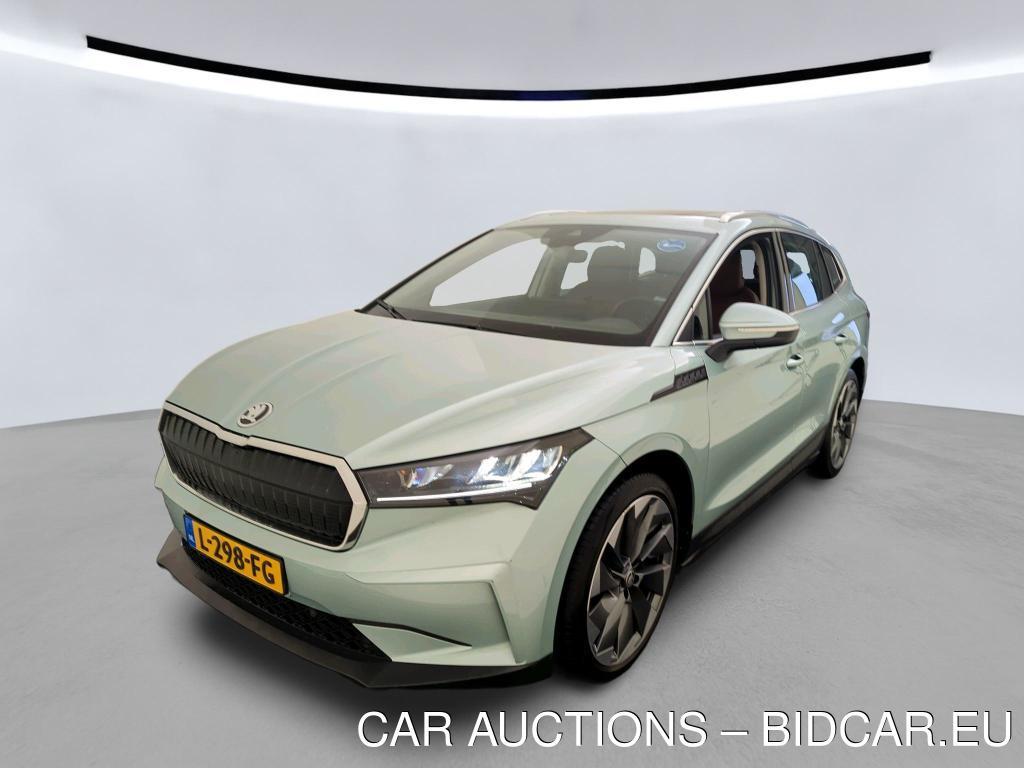 Skoda Enyaq iv 0.0 BEV 180PK 58KWH IV 60 PANO LEDER SUITE KLIMAAT FAMILY 21 INCH, 2021