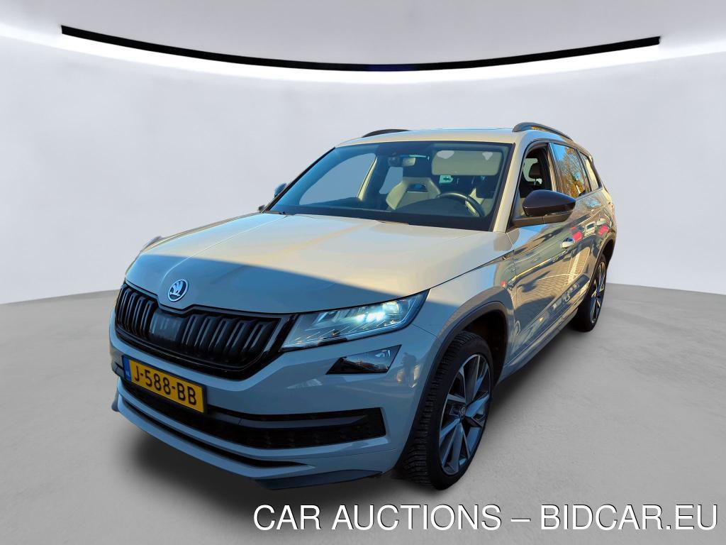 Skoda Kodiaq 1.4 1.5 TSI 150PK DSG SPORTLINE BUSINESS TREKHAAK PANORAMA, 2020