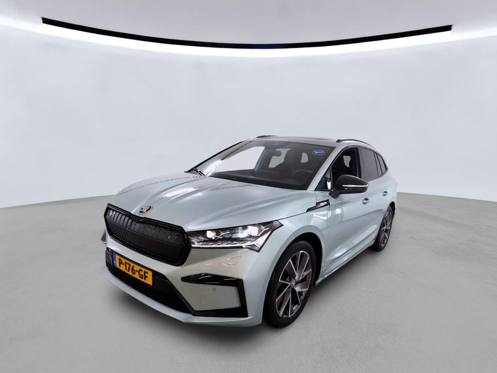 Skoda Enyaq iv 0.0 80 SPORTLINE BEV 204PK 77KWH SPORT KLIMAAT PANORAMA, 2022
