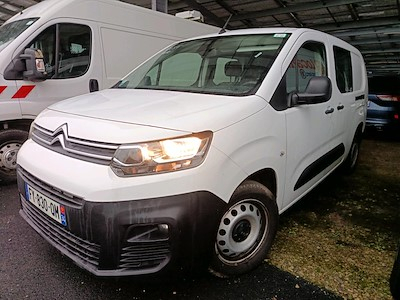 Citroen BERLINGO Berlingo Van XL 850kg BlueHDi 100 S&amp;S Cabine Approfondie Control