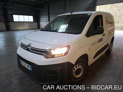 Citroën Berlingo M 1000kg BlueHDi 100 S&amp;S BVM Driver VU [4P] bvm 5-100CH-5cv, 2020