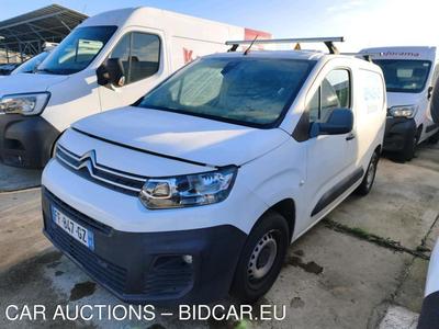 Citroën Berlingo M 650kg BlueHDi 100 S&amp;S BVM Driver VU [4P] bvm 5-100CH-5cv, 2019