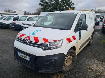 Citroën Berlingo Taille M 1000kg BlueHDi 75 BVM Club VU [4P] bvm 5-75CH-5cv, 2019