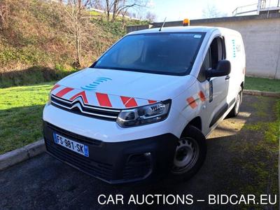 Citroën Berlingo Taille M 1000kg BlueHDi 75 S&amp;S BVM Club VU [4P] bvm 5-75CH-5cv, 2020