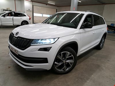 Skoda KODIAQ SKO TSI 150PK DSG7 Sportline II & DCC Chassis & Pano Roof PETROL