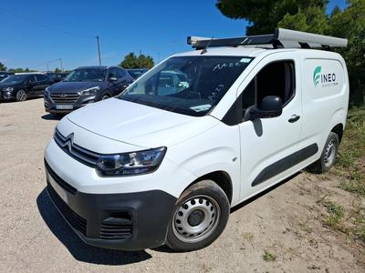 Citroën Berlingo BERLINGO M 1000kg BlueHDi 100 S&amp;S BVM Driver VU [4P] bvm 5-100CH-5cv (fourgonnettesimple cabine), 2021