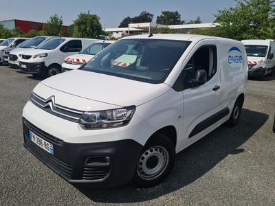 Citroën Berlingo BERLINGO M 650kg BlueHDi 100 BVM Driver VU [4P] bvm 5-100CH-5cv (fourgonnettesimple cabine), 2019