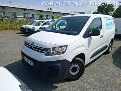 Citroën Berlingo BERLINGO M 650kg BlueHDi 100 S&amp;S BVM Driver VU [4P] bvm 5-100CH-5cv (fourgonnettesimple cabine), 2021