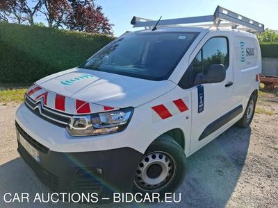 Citroën Berlingo BERLINGO Taille M 1000kg BlueHDi 75 BVM Club VU [4P] bvm 5-75CH-5cv (fourgonnettesimple cabine), 2019