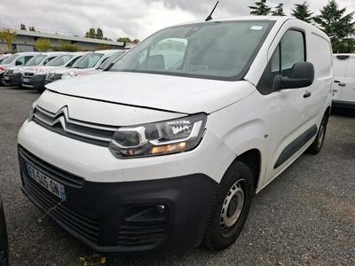 Citroën Berlingo BERLINGO M 650kg BlueHDi 100 S&amp;S BVM Driver VU [4P] bvm 5-100CH-5cv (fourgonnettesimple cabine), 2019