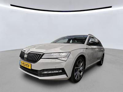 Skoda Superb combi 1.4 1.5 TSI 150PK DSG LIMITED SPORTLINE BUSINESS TREKHAAK, 2023