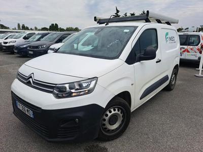 Citroën Berlingo BERLINGO M 1000kg BlueHDi 100 S&amp;S BVM Driver VU [4P] bvm 5-100CH-5cv (fourgonnettesimple cabine), 2021