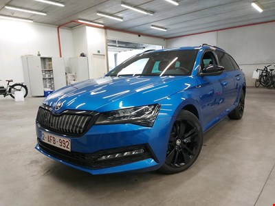 Skoda Superb combi SKO SUPERB COMBI 14 TSI iV 218PK DSG6 Sportline With Massage Seats & Heated Front & Rear & Lane & Side Assist & 360 Camera & PAn