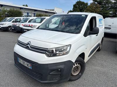 Citroën Berlingo BERLINGO M 650kg BlueHDi 100 S&amp;S BVM Driver VU [4P] bvm 5-100CH-5cv (fourgonnettesimple cabine), 2020