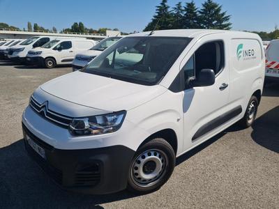 Citroën Berlingo BERLINGO M 1000kg BlueHDi 100 S&amp;S BVM Driver VU [4P] bvm 5-100CH-5cv (fourgonnettesimple cabine), 2021