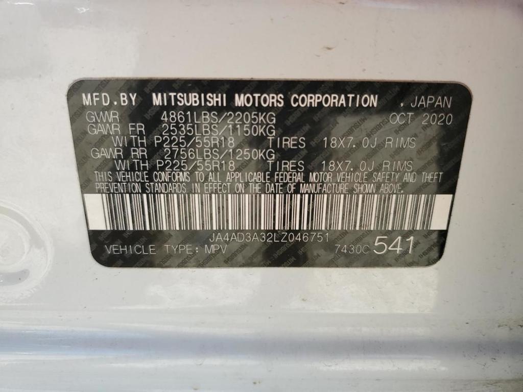 2020 Mitsubishi Outlander Se