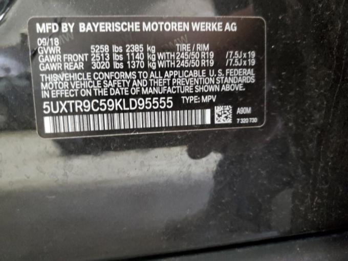 2019 BMW X3 xDrive30I